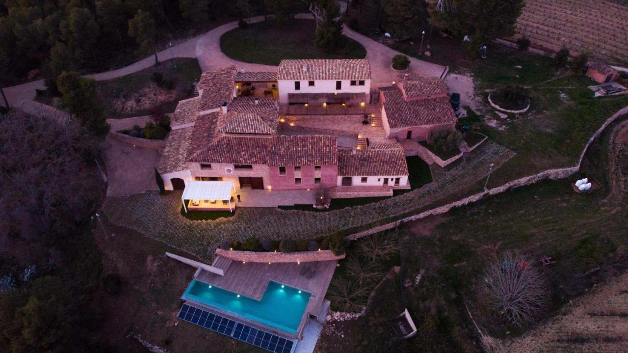 Casa Rural Masia Les Apieres El Pla de Manlleu ภายนอก รูปภาพ