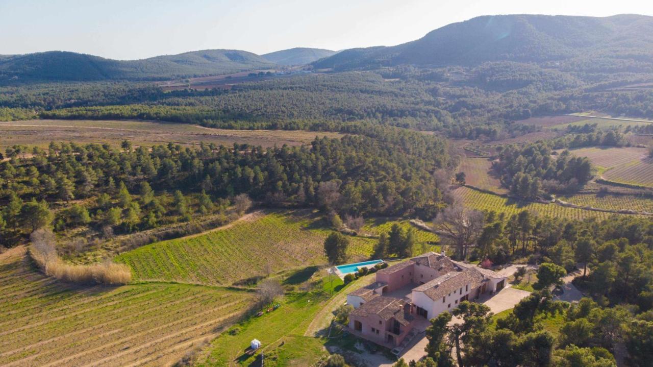 Casa Rural Masia Les Apieres El Pla de Manlleu ภายนอก รูปภาพ
