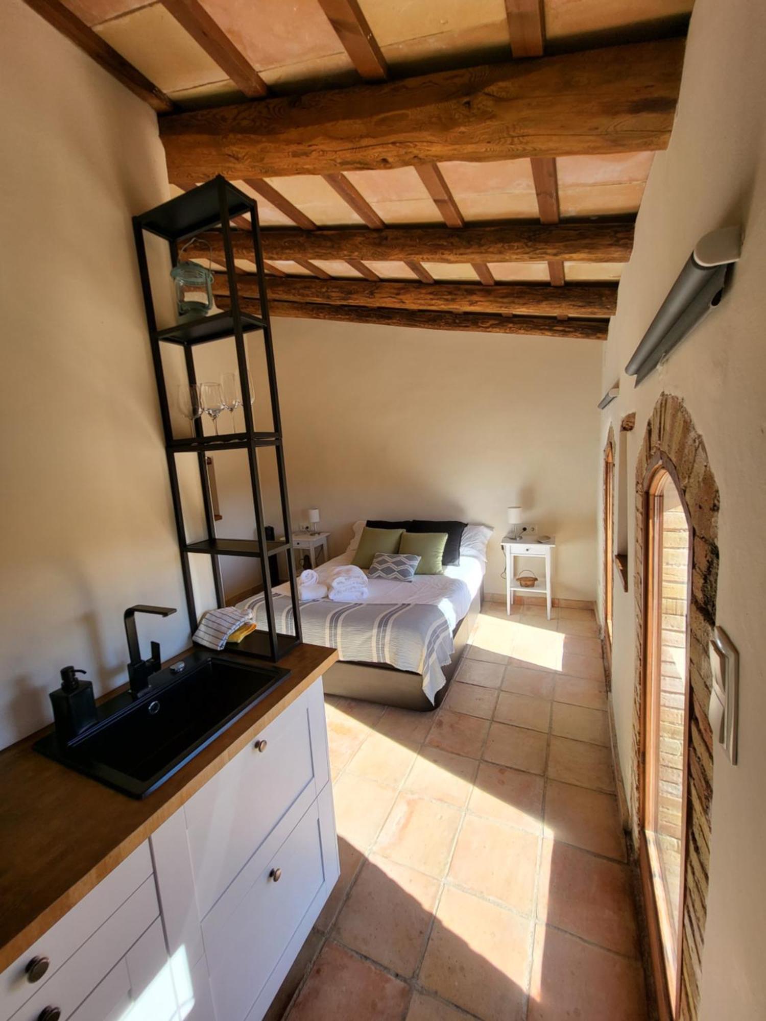 Casa Rural Masia Les Apieres El Pla de Manlleu ภายนอก รูปภาพ