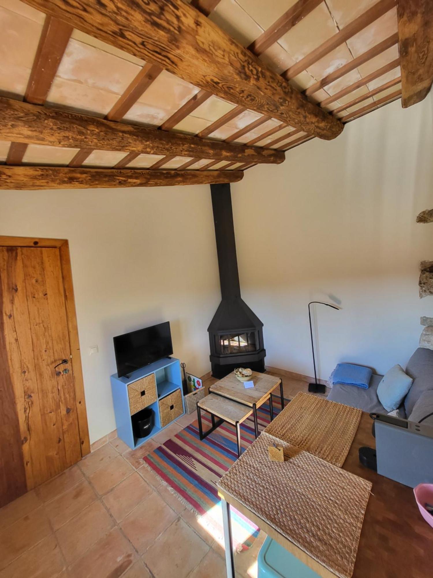 Casa Rural Masia Les Apieres El Pla de Manlleu ภายนอก รูปภาพ