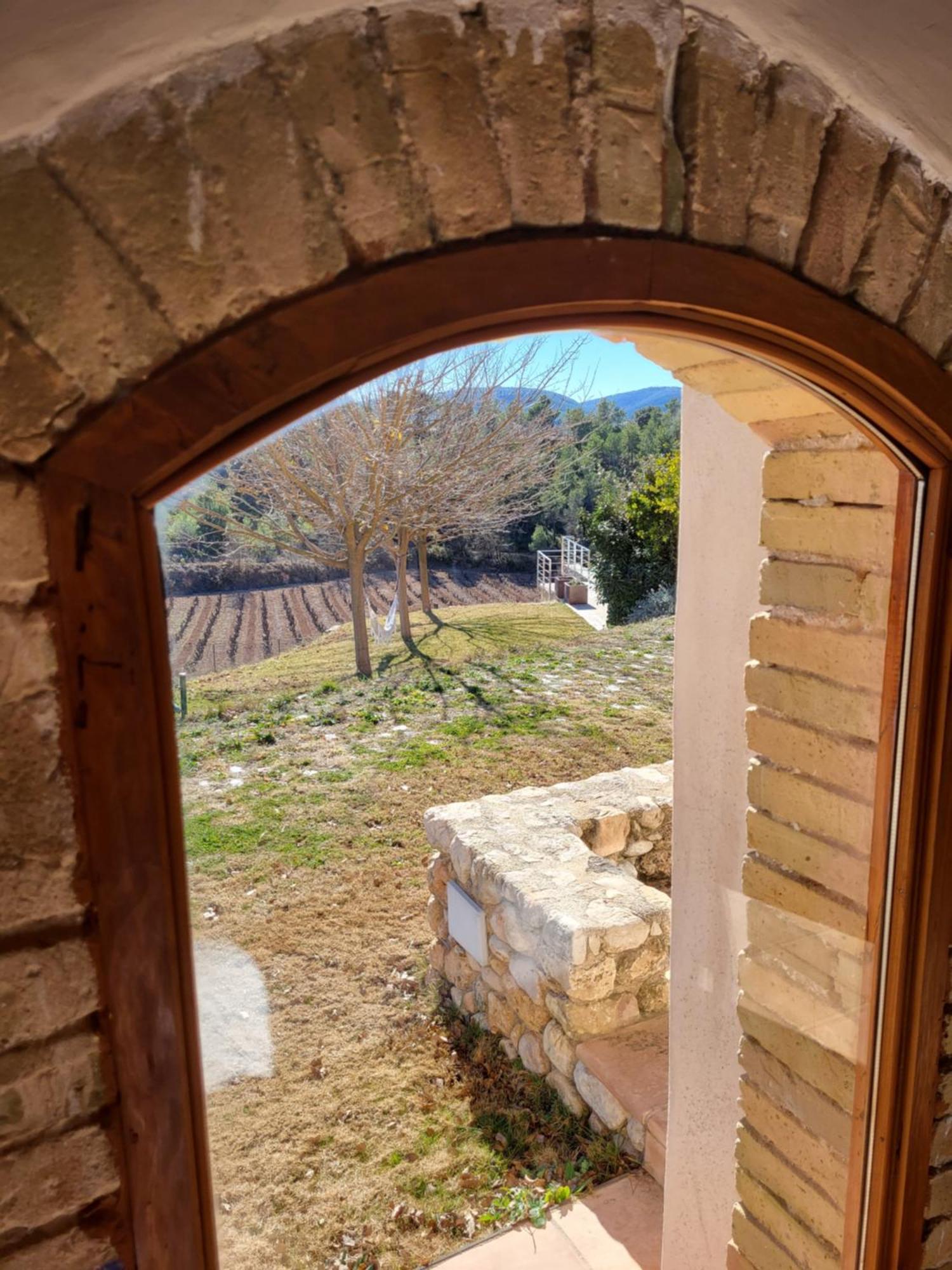 Casa Rural Masia Les Apieres El Pla de Manlleu ภายนอก รูปภาพ