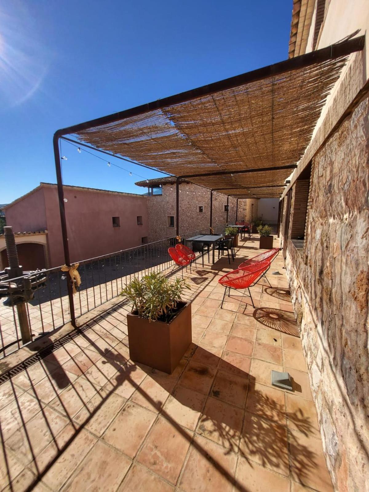 Casa Rural Masia Les Apieres El Pla de Manlleu ภายนอก รูปภาพ
